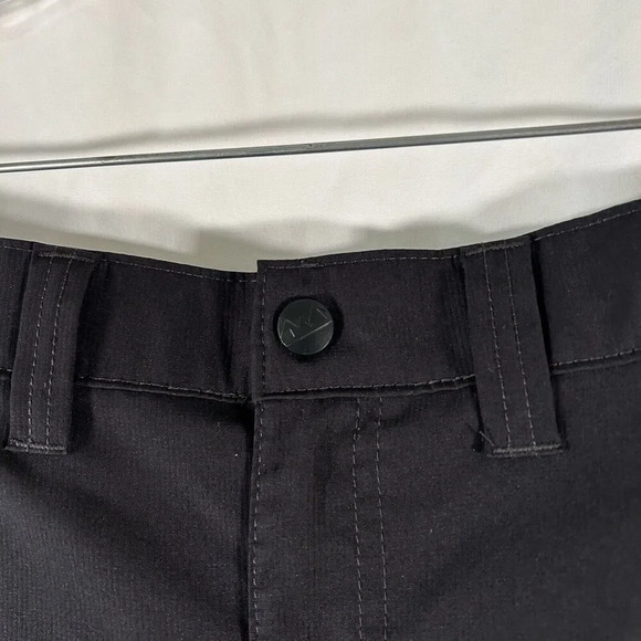 Wrangler Cargo Shorts Men's 48 Black Zip Pockets Button Zip Lightweight - Picture 2 of 10